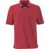 Polo-Shirt Basic ohne Brusttasche, rot, Größe S